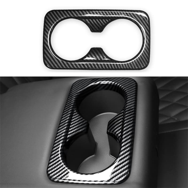 For Kia EV3 2024 2025 Carbon Fiber Central Console  Window Button Air Middle Vent Trim Rear Row Cover Car Tuning Accessories LHD