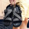 New Sandals Men Shoes Hook&loop Gladiator Men's Summer Shoes 2024 Fashion Beach Sandals Men sandalias hombre Large Size 45 46