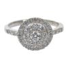 No Brand  Ring Silver Pt900Platinum/diamond Women