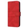 For iPhone 17 Pro Case Wallet Skin-Touch Leather Imprinted Phone Cover with Wrist Strap