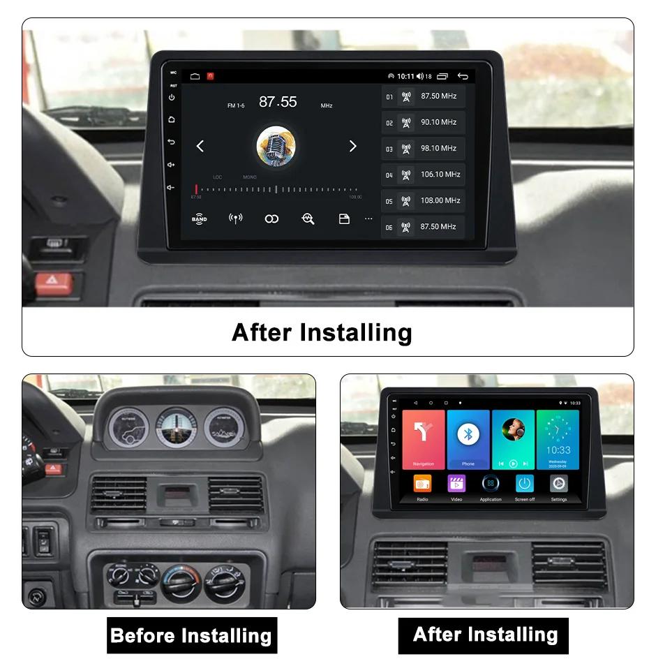 Radio auto pentru Mitsubishi Pajero 2 V30 V40 V20 1991 - 2004 4G WIFI Player Multimedia GPS Wireless CarPlay Android Auto Autoradio