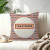 Fashion TToiletpaper Doublesided Pillow Gift Home Office Decoration Bedroom Sofa Car Cushion Cover Case X