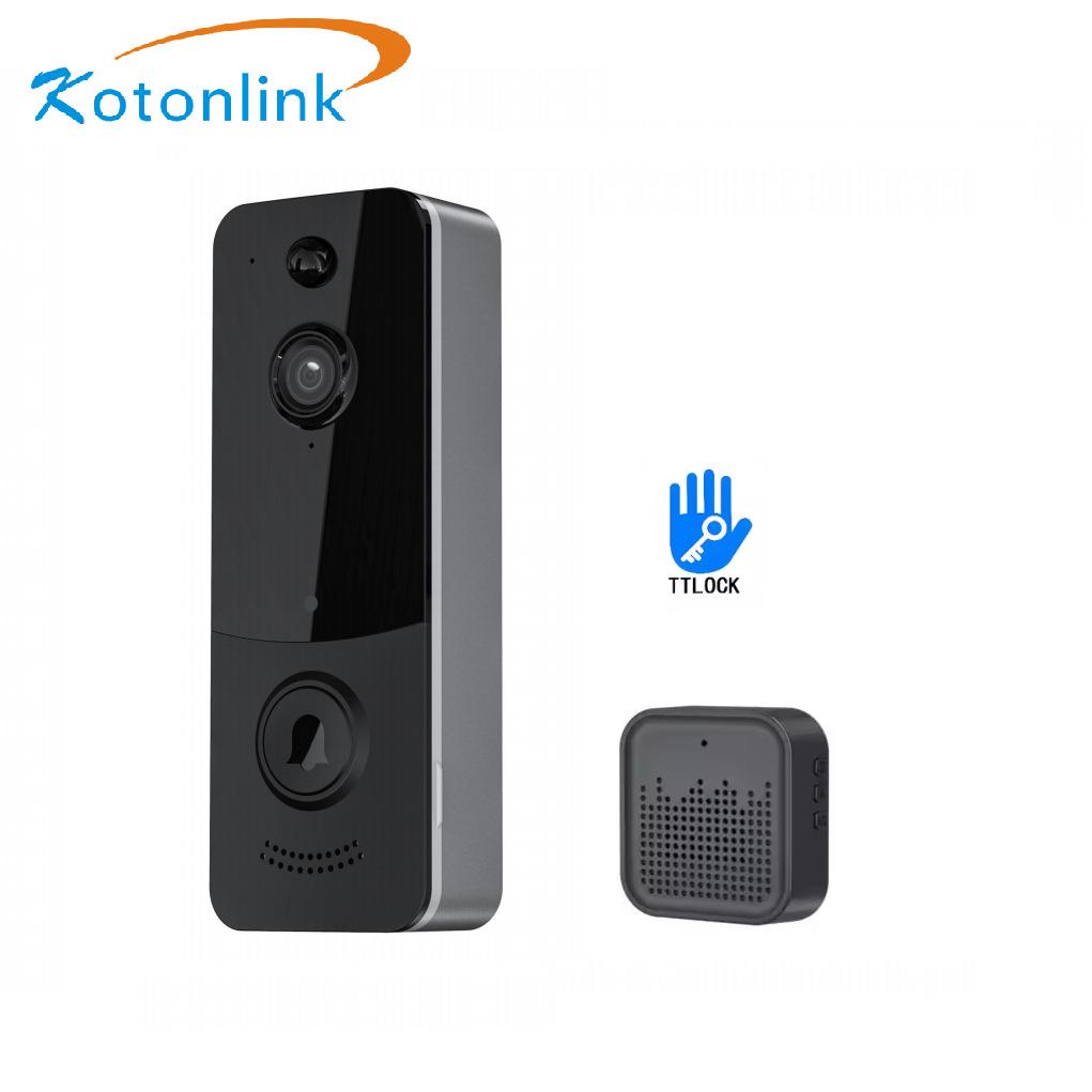 HD Wireless Video Doorbell with PIR Motion Detection, Two-Way Talk & Night Vision