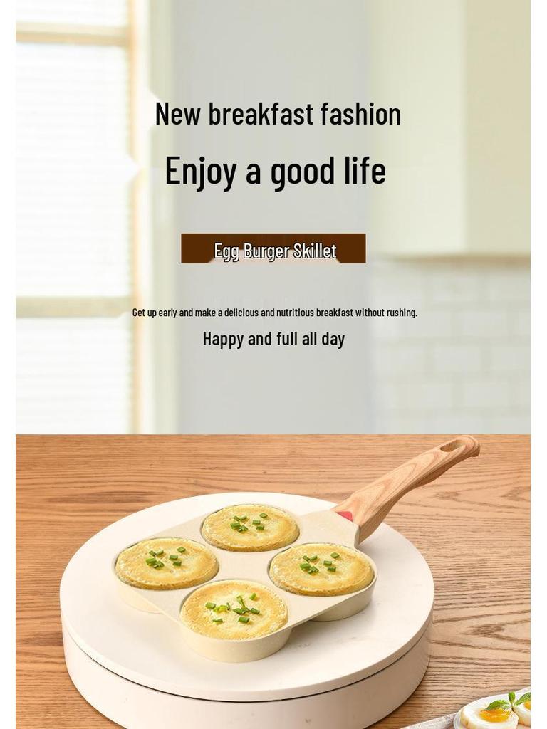 Temperature-Sensing Non-Stick Multi-Layer Frying Pan for Breakfast and Steaks