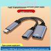 Usb Port Typec Otg Dual Adapter Charge Connect Flash Drives Read Cards Transmit Data Play Audio