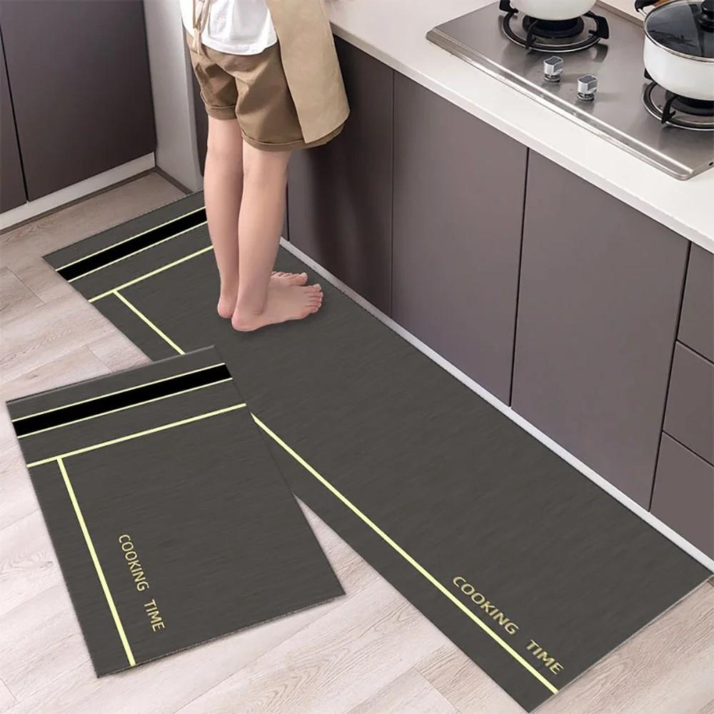 Nowoczesny Minimalistyczny Spersonalizowany Dywanik Łazienkowy Kuchnia Przedpokój Trwały Miękki Antypoślizgowy Odporny na Zabrudzenia Dekoracja Domu