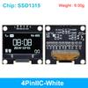 TZT 1,3 Zoll OLED-Modul SPI/IIC I2C Kommunikation weiß/blau Farbe 128X64 1,3 Zoll OLED LCD LED Display-Modul 1,3" OLED-Modul