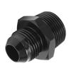Fuel Pipe Straight Adapter 10 AN To 3 4 NPT Hose Fitting 6061‑T6 Aluminum Black Anodized