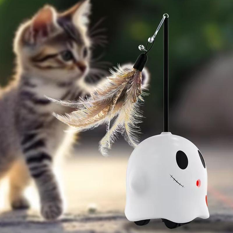 Cats Automatic Toy Cats Interactive Fun Toy Teasing Rechargeable Fun Exercise Toy for Indoor Felines Play Exercise Toy