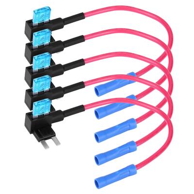 5Pcs Auto Auto Sicherung Tap Adapter Mini ATM Blade Sicherungen Halter