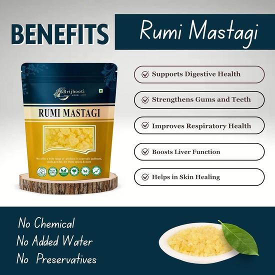 Birju Mahavir RUMI MASTAGI - MASTICHOVÁ GUMA - PISTACIA LENTISCUS, Vícebarevná, 10 gramů