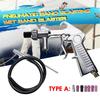 Sandblaster Feed Blast Spray Gun Sandblasting Gun Abrasive Tool Ceramic Nozzles Tips Kit Pneumatic Tools