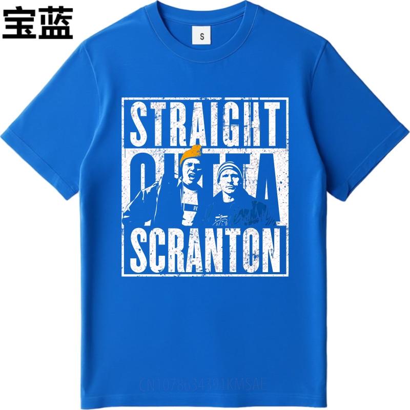 Graphic Summer For Man T Shirt Straight Outta Scranton Short Sleeve Comfortable O Neck Tshirt Hiphop Cheap Tshirt Bigger Size
