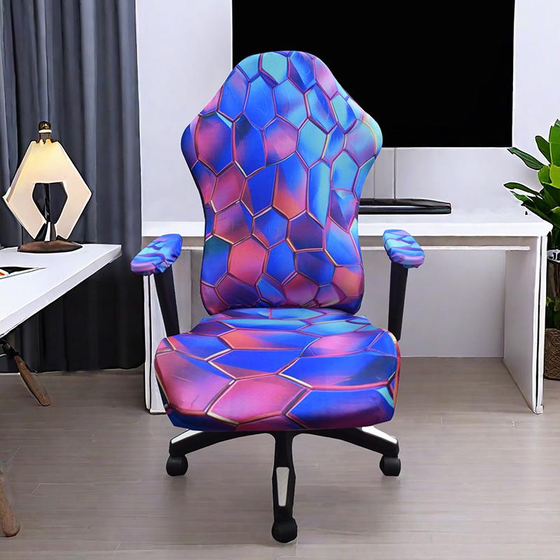 Gaming Chair Cover Stretch Dustproof Chair Protector Office Computer Chair E-Sports Swivel Chair Dust Cover Armchair Slipcovers