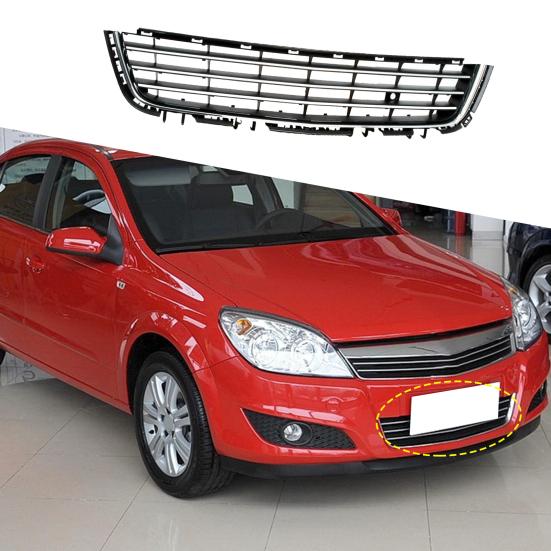 Front Center Lower Bumper Grille Grill ABS Replacement 13247248 for Opel Astra 07-10