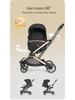 Baby Good CK2 Reversible Stroller: Rotating Seat, Sit or Lie Down, One-Button Foldable Infant Stroller