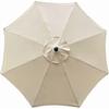 Replacement Cover for Parasol, 3 M, Waterproof, anti-UV, Replacement Fabric, Beige