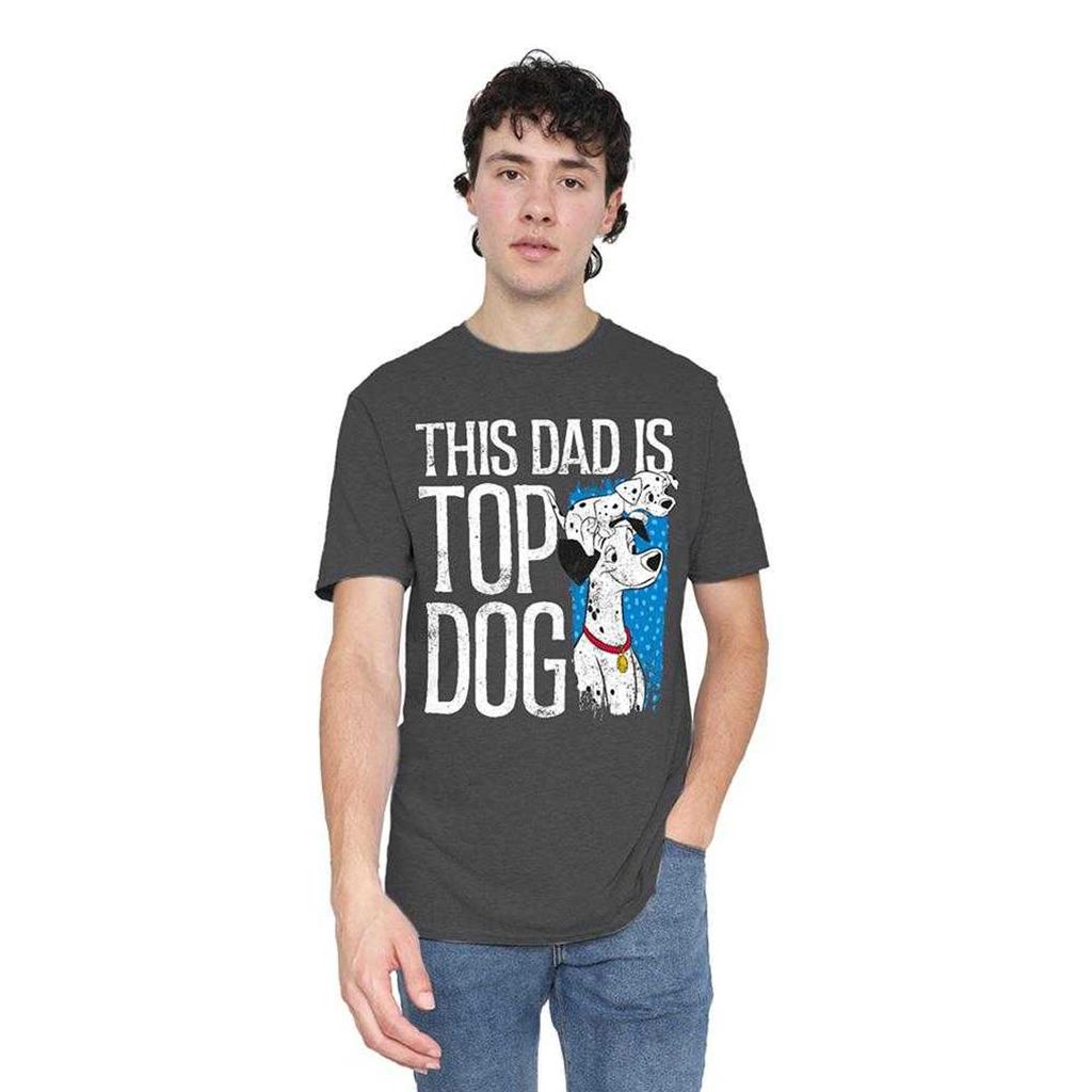 101 Dalmatians Unisex Adult This Dad Is Top Dog T-Shirt
