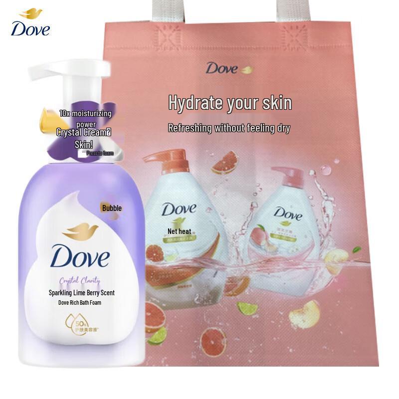 

Dove Lime & Berry Scent Foaming Body Wash 400ML