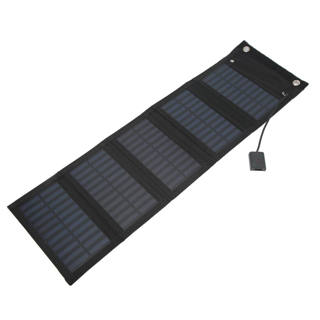25W Solar Panel Folding Pack IP65 Waterproof Anti Oxidation with USB Cable for Surveillance Cameras Laptops