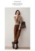 Women's Cashmere Sweater 2024: Round Neck, Versatile, Elegant Wool Knit for Autumn/Winter