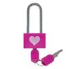 Long Handle Love Couple Lock 74*32*22mm Minimalist Travel Anti-theft Locker Suitcase Padlock Drawer Cabinet Furniture Latches
