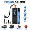Portable Tire Pressure Gauge with Integrated Air Pump for Car Tire inflation210PSI Air Pressure22Tank Design with Rechargeable Battery LED Lighted