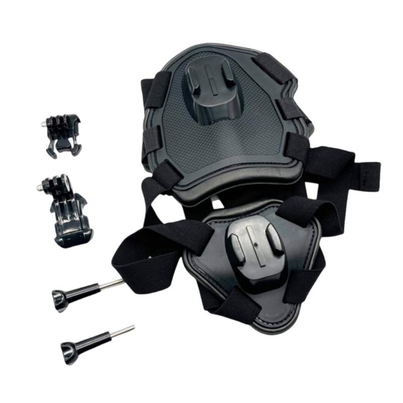 

Надежная посадка Крепление-шлейка для камеры питомца Регулируемая конструкция ремня Для стабильного крепления экшн-камеры для питомцев весом 15-120 фунтов 1