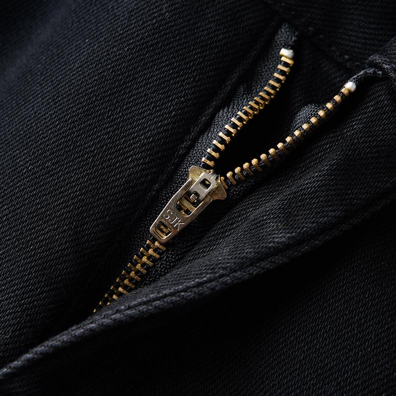 2024 Women's Plus Velvet Black Wide-Leg High-Waist Slim Fit Winter Jeans