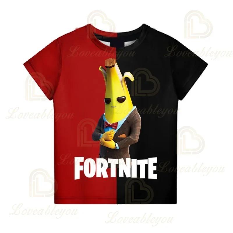 3d T-shirt Boys Girls Tops Fortnite Victory Child Wear Battle Royale Kids Tshirt Ravage Hero T-shirt Clothes Women Men XXS