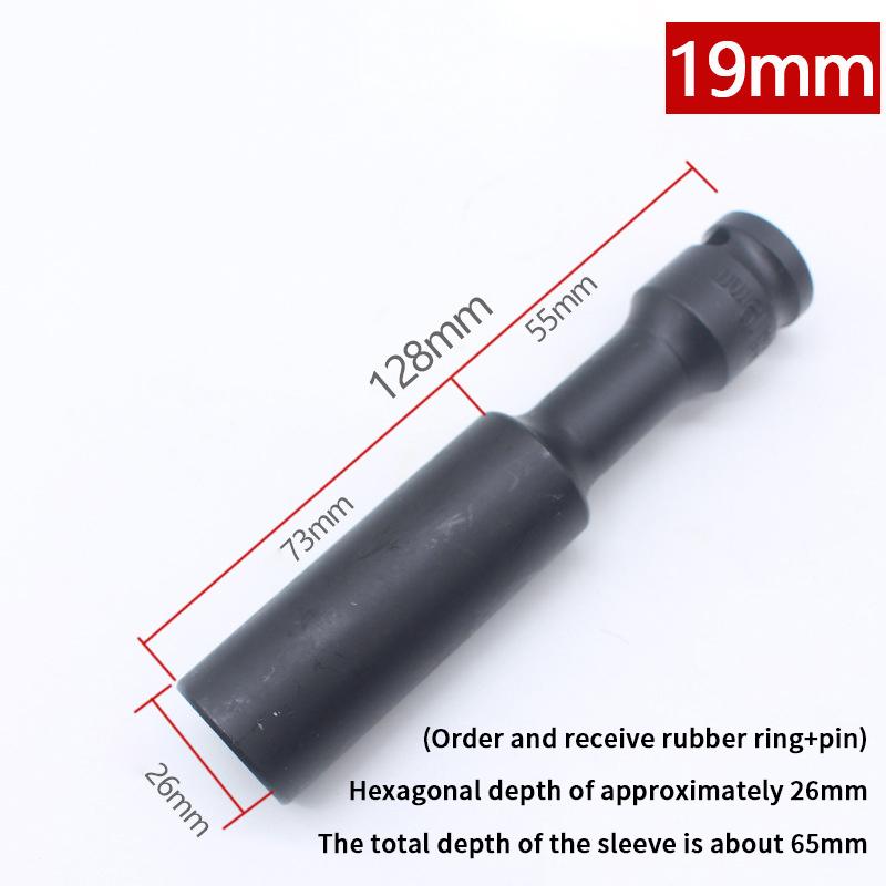 1/2 Drive Socket Wrench Hex Socket Head 8-19Mm Socket Head Tire Removal Tools Adapter Spanner Converter
