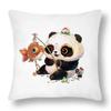 Cartoon Animal Panda Lion Pattern Cushion Cover Pillowcase Home Bedroom Living Room Sofa Car Decorative