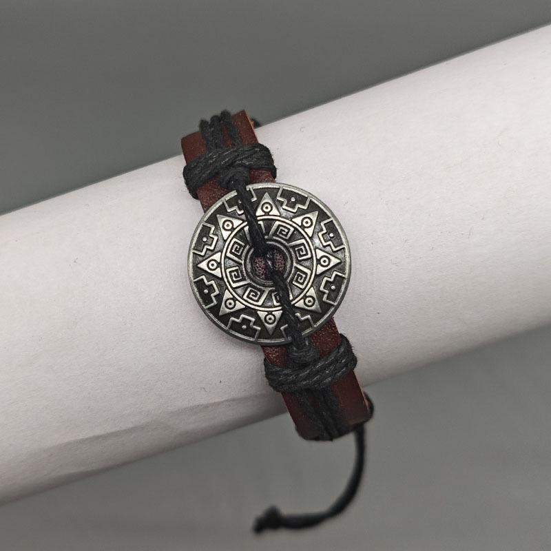 Adjustable Woven Alloy Vintage Leather Bracelet for Men & Couples - Besties Edition