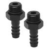 1Pair Hose Barb Fitting Connector AN6‑5 16 Inch Aluminum Hose Barb Fittings Adapter for Pipe Connections Delivery System