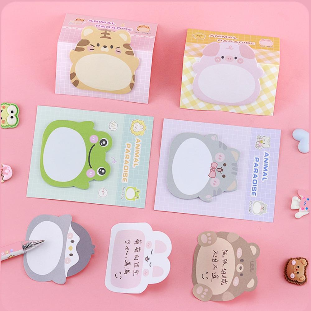 Self-stick Notes Cartoon Adhesive Memo Pads Notepad Creative Thickened Stickers  Stationery
