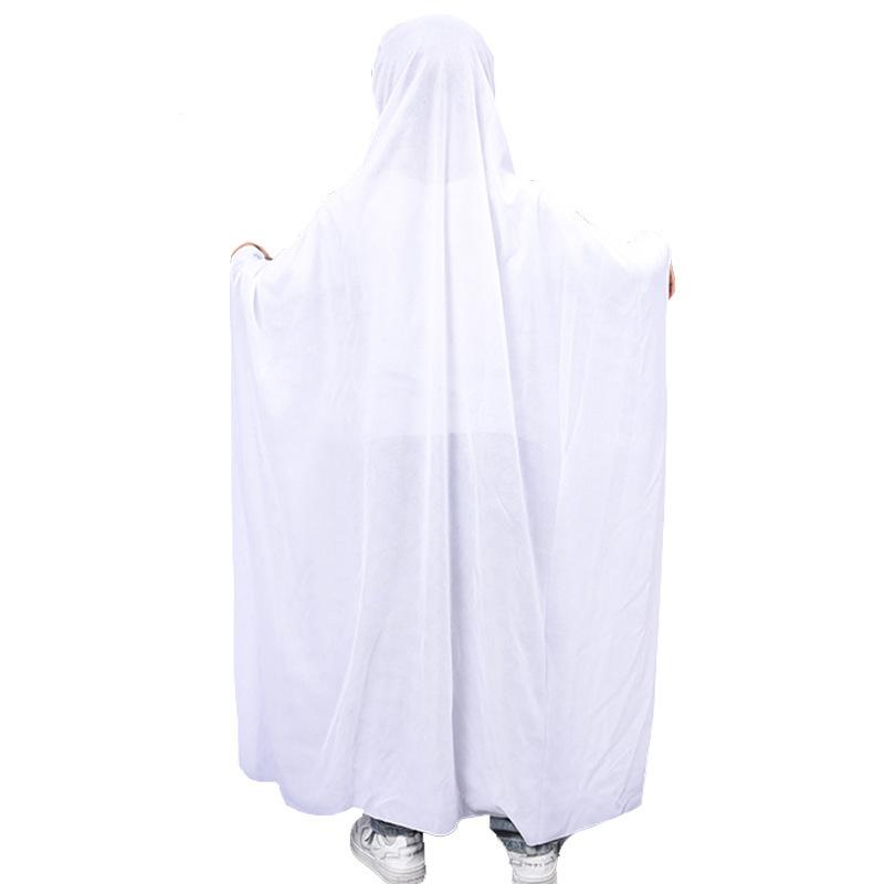 Halloween cape party cos white dress masquerade kids adult funny ghost cape