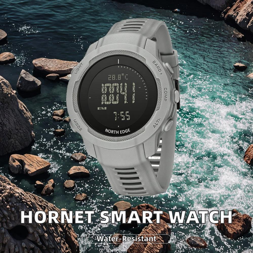 NORTH EDGE Vertico Smart Watch Men Sports Waterproof Altitude Barometer Compass Thermometer Multi-functional Electronic Watches
