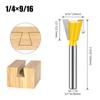 1Pc 6.35mm 12.7mm Shank Dovetail Joint Router Bits Set Dovetail Joint Router Bits Set 14 Degree Milling Cutter For Wood