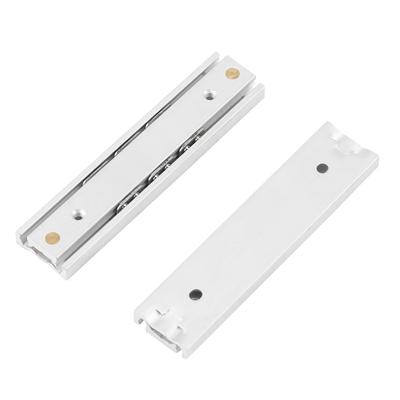 2 Stück Set Mini Aluminiumlegierung Langlebig Glatte Gleitbahn für Schublade Schrank