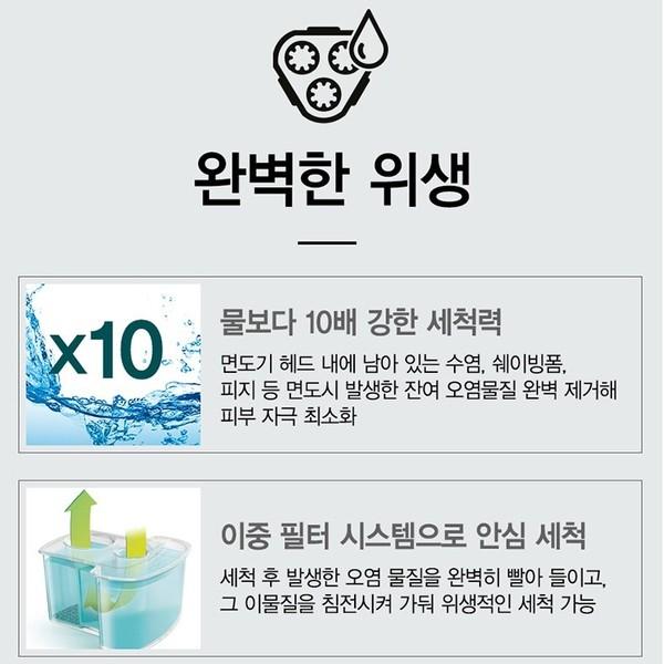 Cleaning Cartridge Cleaning Liquid for Philips Electric Shaver SmartClean System ,Korean Razor Blade
