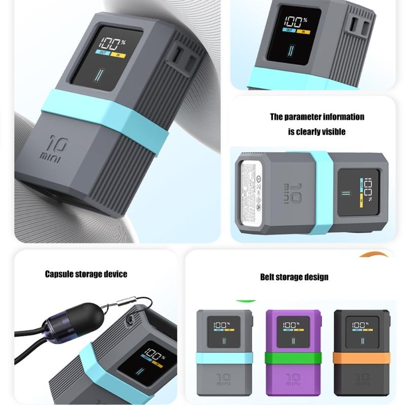 Silicone Case for 10 Mini 10000mAh PB1055 55W Energy Bank Storage Travel Protective Cover Shockproof Sleeve Cover