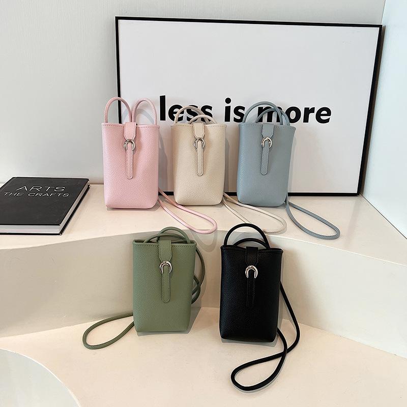 Geantă pentru telefon mobil pentru femei, nouă, mică, proaspătă și la modă, verticală, de umăr, crossbody, geantă mică