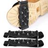 Adjustable Outdoor 7-Tooth Ice Cleats: Portable Anti-Slip Shoe Covers for Travel and Mountaineering.