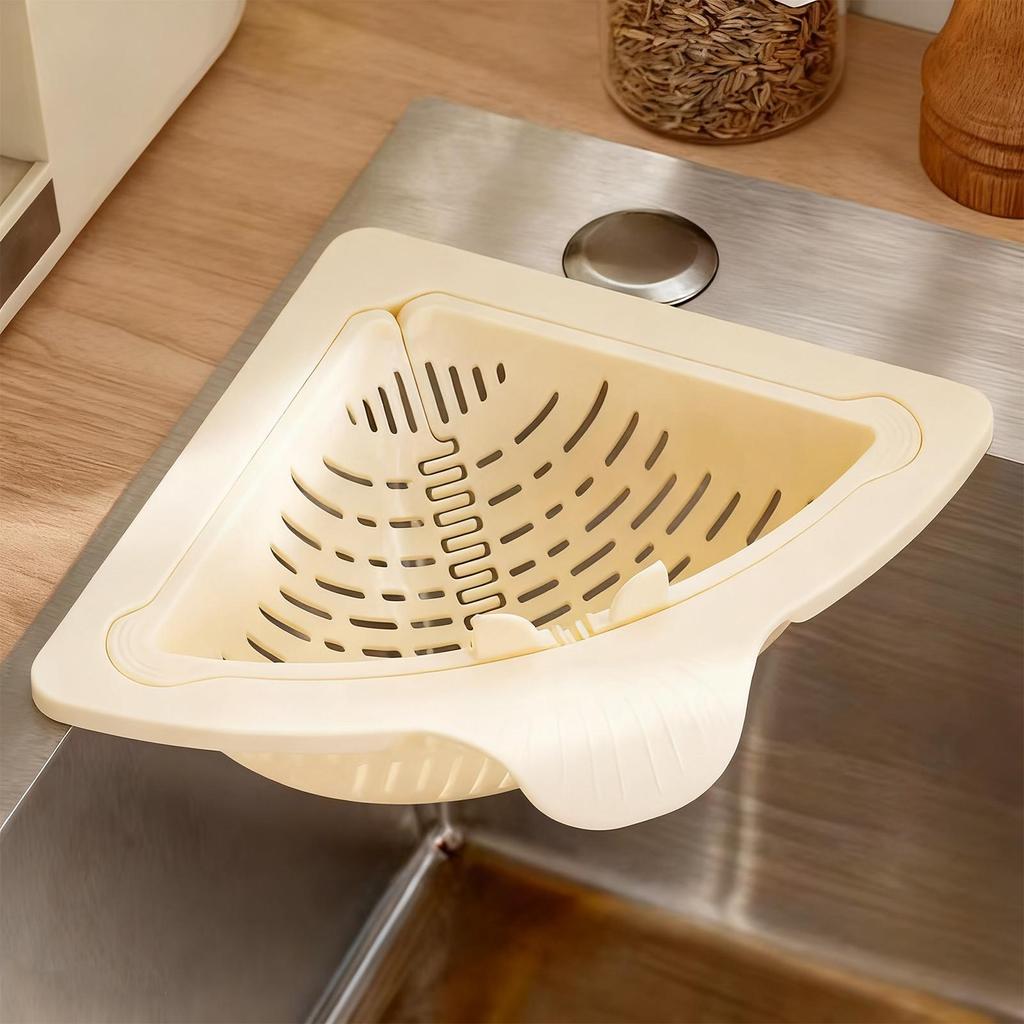 Magnetischer Küchenspülbecken-Sieb, Eckabfluss Siebkorb für Küchenspülbecken für Müllentsorgung Zuhause Wohnung Restaurant