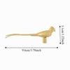 Retro Longtail Bird Brass Handle Vintage Furniture Hardware Cabinet Door Knobs Push-pull Gold Wardrobe Drawer Pulls Furniture