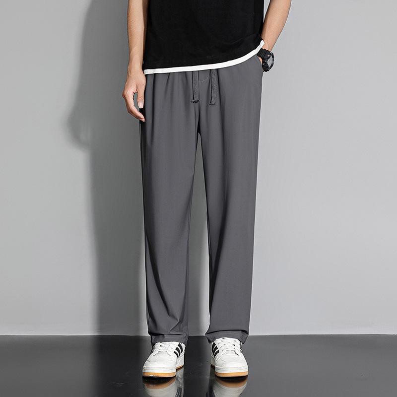 Ice Silk Quick-Dry Breathable Pants for Men & Women - Lightweight, Elastic Outdoor Sports & Climbing