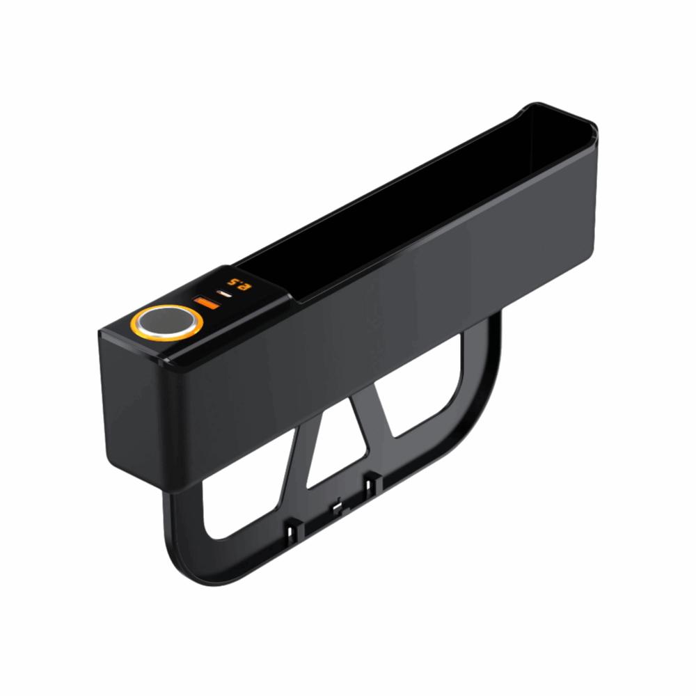 Multi-Functional Car Seat Gap Storage Box Fast-Charging Seat Gap Filler  Car Interior
