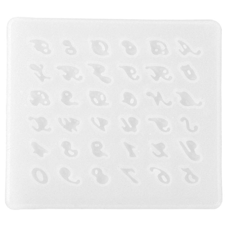Silicone Diamond Pendant Silicone Mold Unique Glasses Shaped Jewelry Pendant Mold Flexible Silicone Mold for Crafters