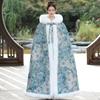 Hanfu Cloak Cape Wool Shawl Winter Fur Collar Antique Thickened Warm Long Chinese Style Coat Women's Winter