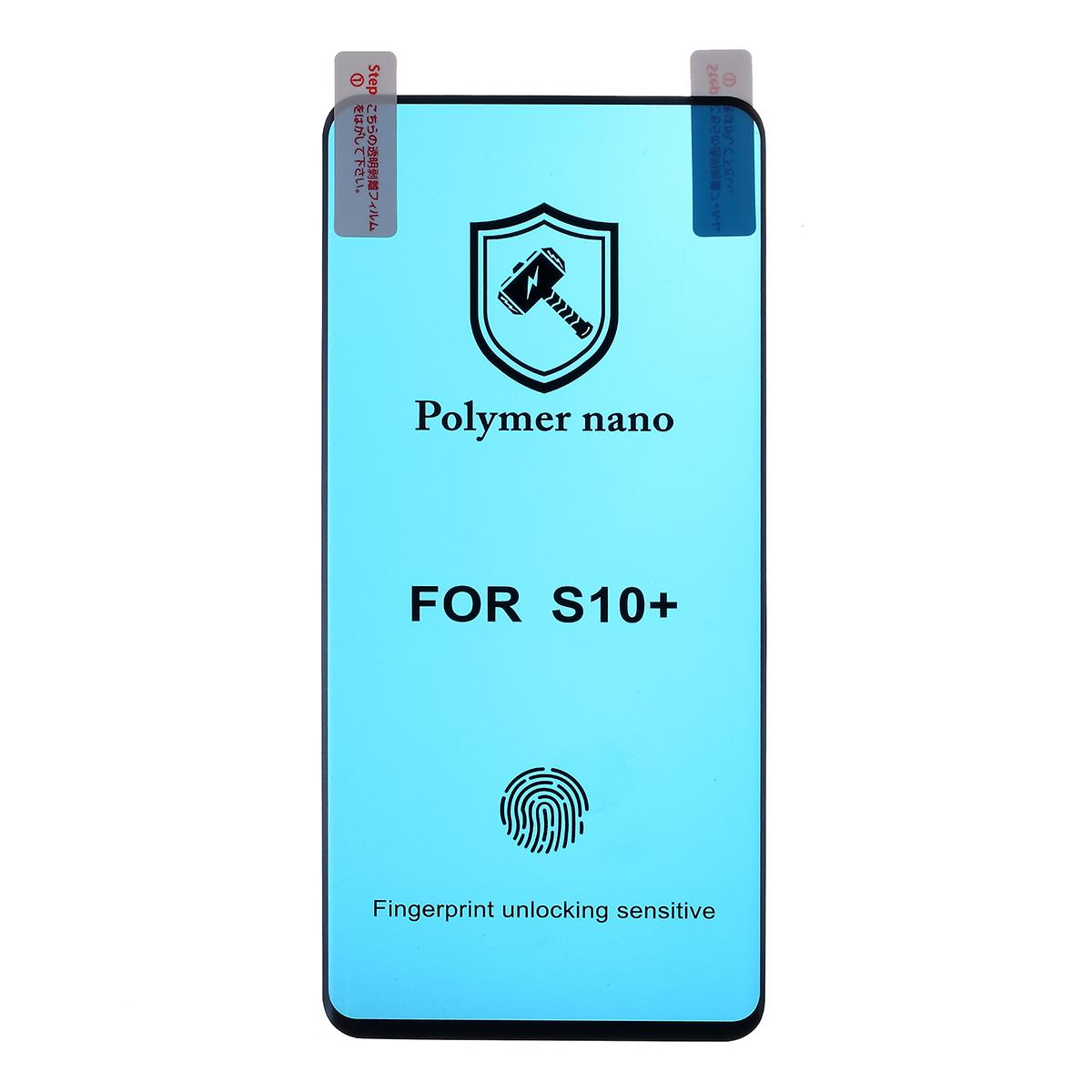 

Soft TPU+PET Screen Protector Film [Fingerprint Unlock] for Samsung Galaxy S10 Plus